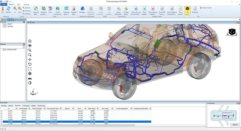 E³.Harness Analyzer